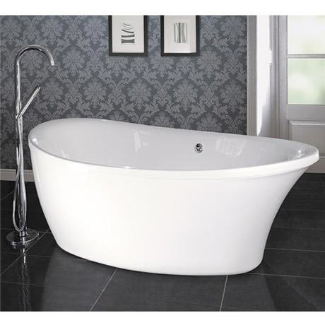 Drop 1750 Teardrop Shaped Freestanding Bath - NFB007