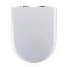 D-Shaped Luxury Soft Close Toilet Seat w/ Chrome Hinges - NTS001