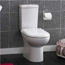 Knedlington Ceramic WC Pan & Cistern Set with Soft Closing Seat