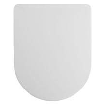 Premier - Luxury D-Shape Soft-Close Seat with Square Edge, Top-fix, Quick Release - NTS007
