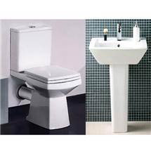 New Zeto Square 4 Piece 1TH Bathroom Suite