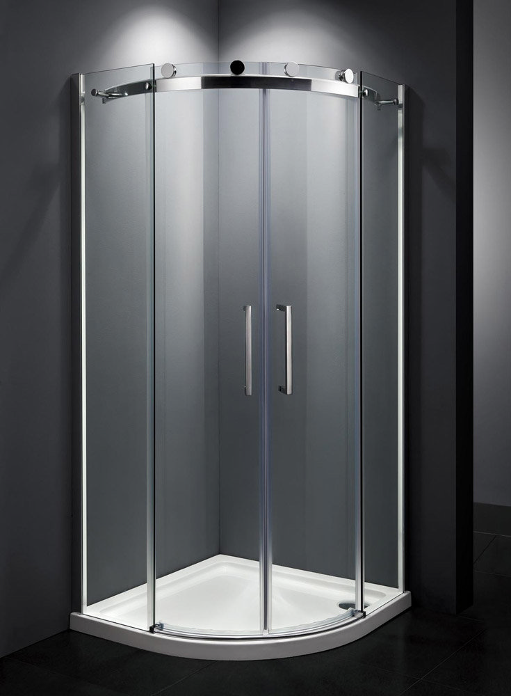 Nova Frameless Quadrant Enclosure at Victorian Plumbing UK
