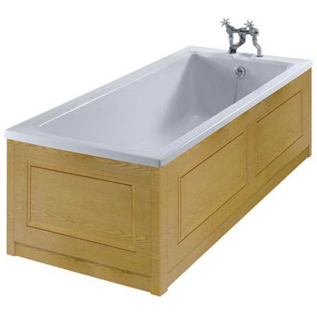 Best price for Burlington Arundel Bath 1800mm by 800mm with Oak Side/End Panels 3 Corner Posts