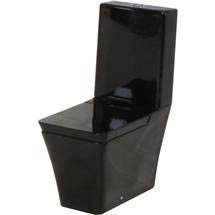 Rak Opulence Close Coupled Toilet with Soft Close Seat - Black