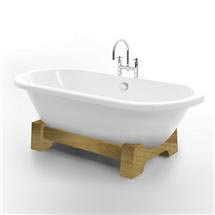 Royce Morgan Osaka 1750 Luxury Freestanding Bath - Light Oak