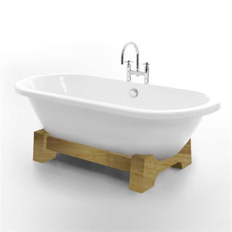 Royce Morgan Osaka 1750 Luxury Freestanding Bath - Light Oak
