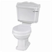 Oxford Ceramic WC Pan & Cistern with Toilet Seat