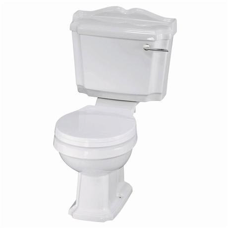 Oxford Ceramic WC Pan & Cistern with Toilet Seat