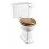 Burlington Regal Close Coupled WC - 51cm Lever Flush - P12C1