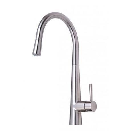 Mayfair - Palazzo GLO Mono Kitchen Tap with Pull Out Head - Brushed Nickel - KIT165