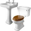 Paris 4 Piece Ceramic Bathroom Suite 2TH