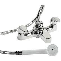 Ultra Eon Bath Shower Mixer w/ shower kit & wall bracket - PF344