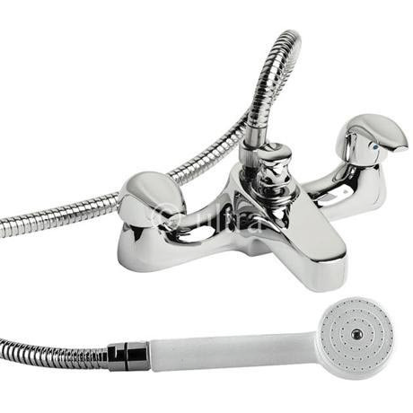 Ultra Eon Bath Shower Mixer w/ shower kit & wall bracket - PF344