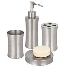 Wenko Pieno Bathroom Accessories Set - Stainless Steel