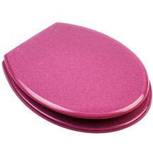 Euroshowers - Pink Glitter Resin Toilet Seat - 81980