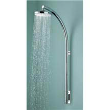 Bristan Prism Thermostatic Inline Vertical Shower Pole w/ Fixed Head - PM-VSHXSP-C