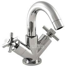Ultra Titan Mono Basin Mixer w/ Swivel Spout & Waste - Chrome
