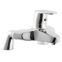  Ultra Surf Single Lever Deck Mounted Bath Filler - Chrome - PP383