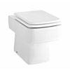 Bliss Squared Design Back to Wall Pan and Seat - Standard or Soft Close Seat Option