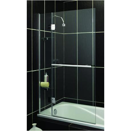 Aqualux - Pura Square Panel Bath Screen - FBS0130AQU