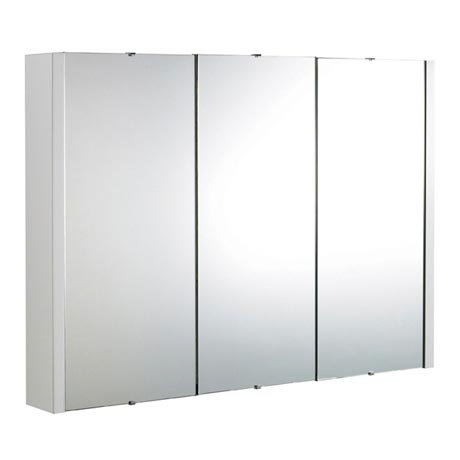 Three Door Bathroom Cabinet Aviva 90cm 3 Door Walnut Bathroom