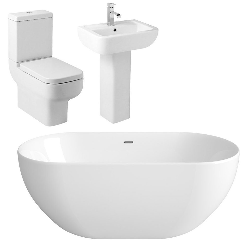Pro 600 Modern Free Standing Bath Suite Now At Victorian Plumbing