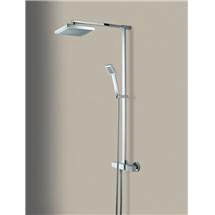 Bristan Quadrato Thermostatic Bar Shower Valve w/ Rigid Riser & Fast Fit Kit