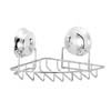Croydex Twist 'N' Lock Corner Soap Basket - Chrome