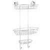 Croydex Twist 'N' Lock 3-Tier Basket - Chrome