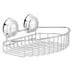 Croydex Twist 'N' Lock Small Storage Basket - Chrome