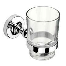 Croydex - Worcester Flexi-Fix Tumbler and Holder - Chrome - QM461841