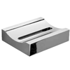 Croydex Unico Toilet Roll Toothbrush Holder Shelf - Chrome