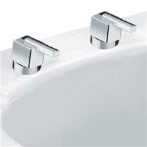 Bristan - Qube Deck Mounted Side Valve - Chrome Plated - QU-SB-C