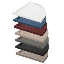 JT Natural - Quadrant Shower Tray - 2 x Size, 7 Colour Options