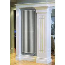 Quinn Adagio Single Column Radiator - Vertical - White - 10 x Size Options