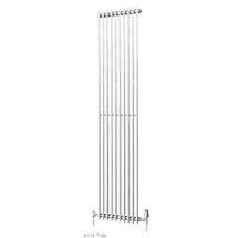 Quinn Plaza Tube Radiator - Vertical - White - 3 x Size Options