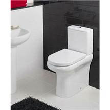 RAK - Compact Deluxe Fully BTW Rimless WC with Soft Close Seat - COMRIM45PAK