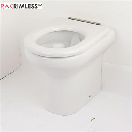 RAK - Compact Special Needs BTW Rimless Toilet - Seat Selection