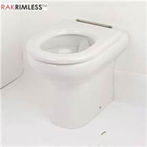 RAK - Compact Special Needs BTW Rimless Toilet - Seat Selection