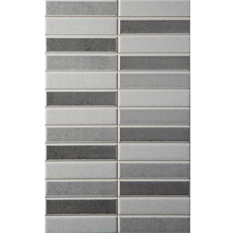Studio Conran - Starcross Mixed Grey Mosaic Wall Tile - 248x398mm - Satin - RAN00194