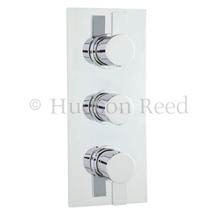 Hudson Reed Rapid Triple Concealed Thermostatic Shower Valve - Square Plate - RAP3211