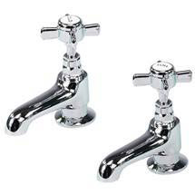 Regent Traditional Bath Taps - Chrome 