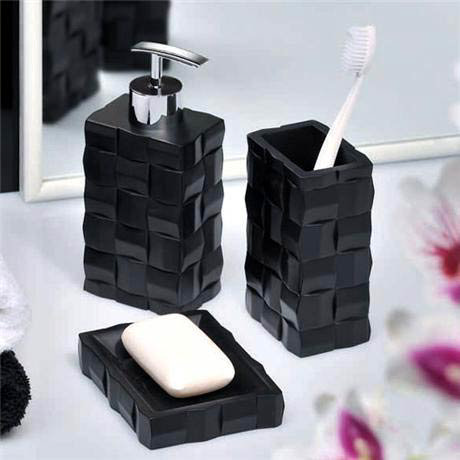 Wenko Relief Bath Accessories Set