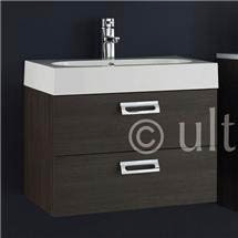 Ultra Asset Basin and Cabinet - Oak Finish - RF002
