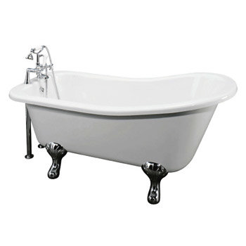 1500 Luxury Slipper Freestanding Bath with Chrome Leg Set
