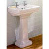 Rochester 1 Tap Hole 550 Basin and Pedestal Set