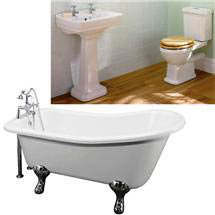Rochester Traditional Freestanding Slipper Bathroom Suite