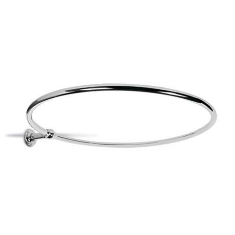 Round Single Support Curtain Rail - 3 Colour Options