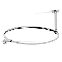 Round Double Support Curtain Rail - 3 Colour Options