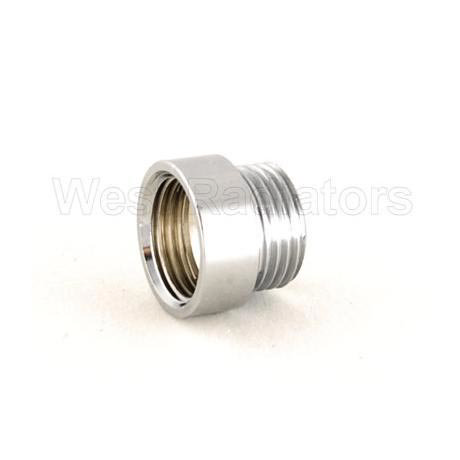 Rigid Radiator Valve Extension 1/2 BSP - Chrome Plated